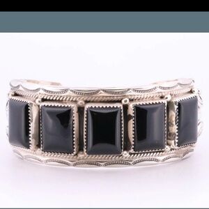 Darrel Morgan Onyx Bracelet Navajo